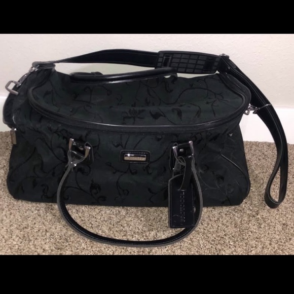 Handbags - Large Black Cosmetic Bag / Travel Suitcase